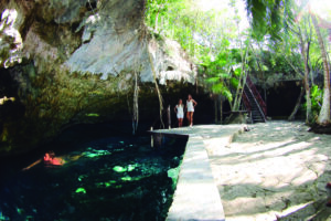 Temazcal Ceremony & Cenote Swim with Mayan Dinner. OlMar Travel Mexico.