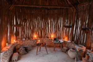 Temazcal Ceremony & Cenote Swim with Mayan Dinner. OlMar Travel Mexico.